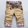 Herren Shorts Regular Fit Casual Karomuster Sommer