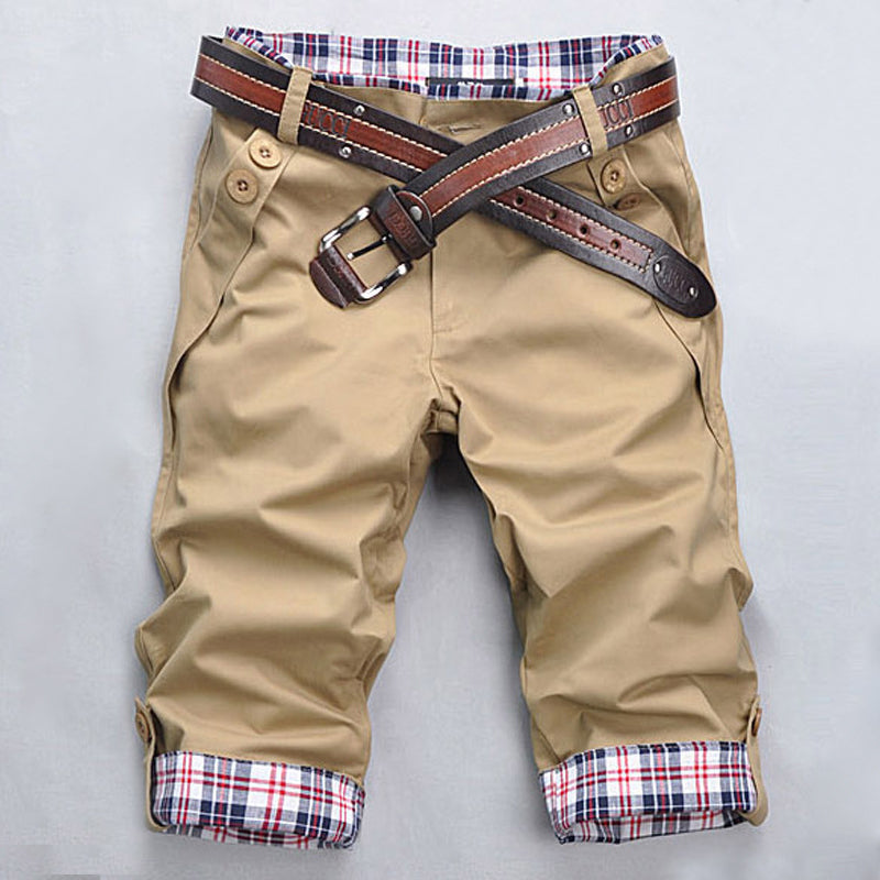 Herren Shorts Regular Fit Casual Karomuster Sommer
