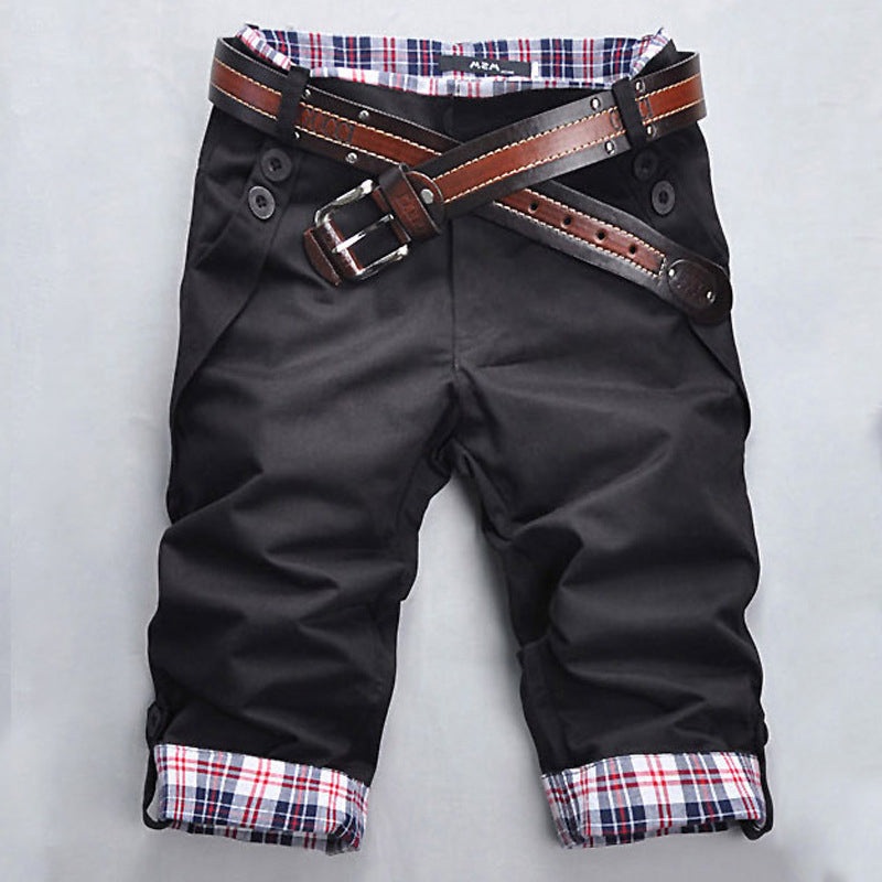 Herren Shorts Regular Fit Casual Karomuster Sommer