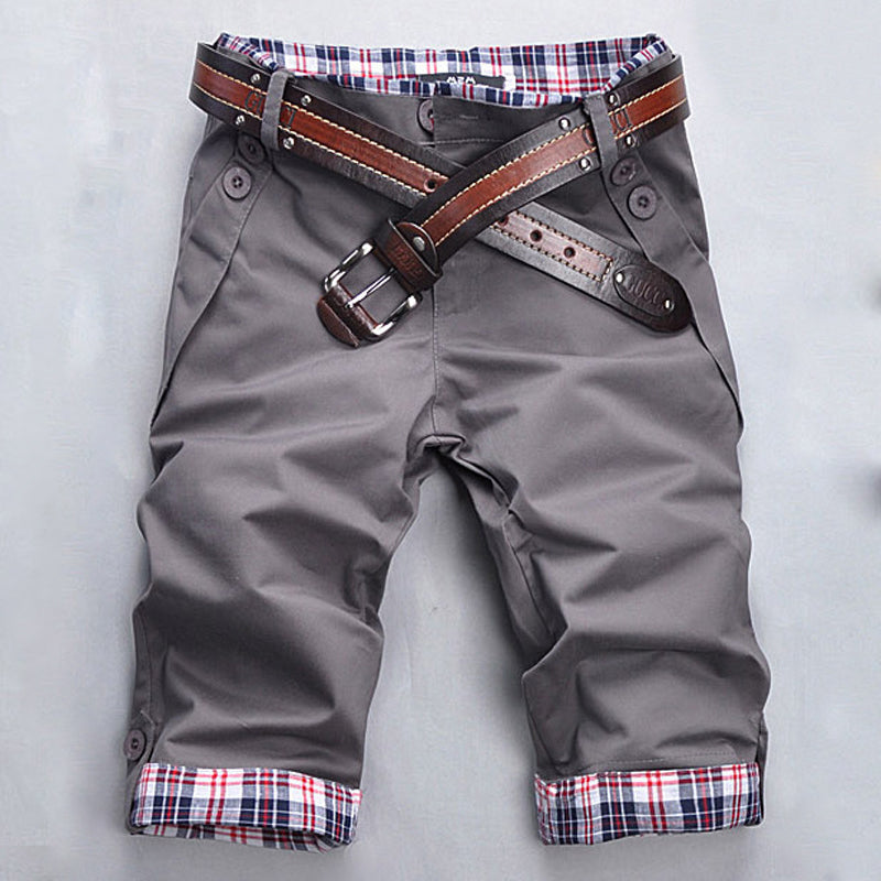 Herren Shorts Regular Fit Casual Karomuster Sommer