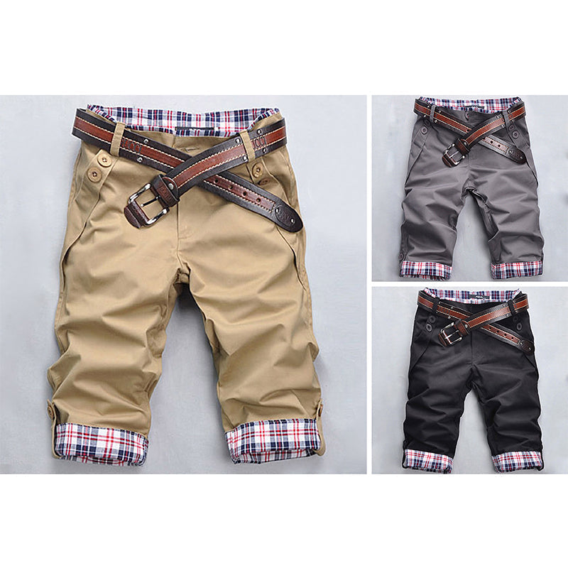 Herren Shorts Regular Fit Casual Karomuster Sommer
