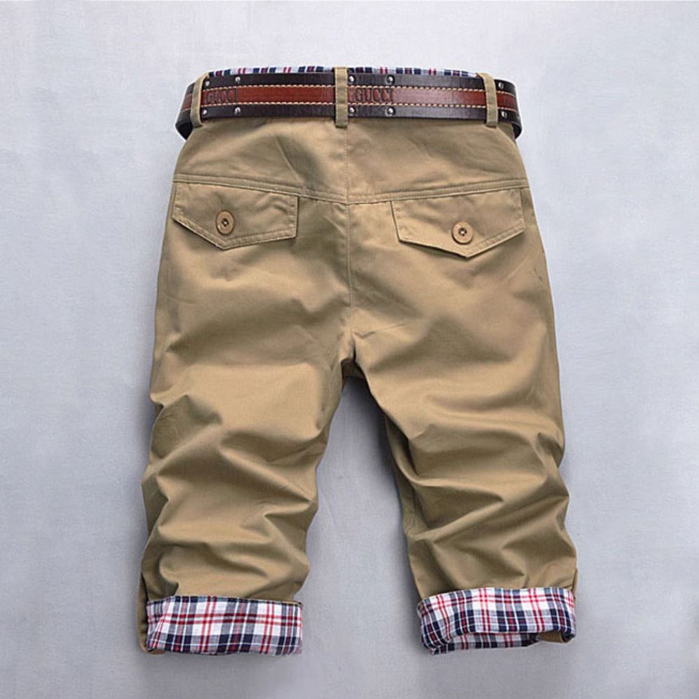 Herren Shorts Regular Fit Casual Karomuster Sommer