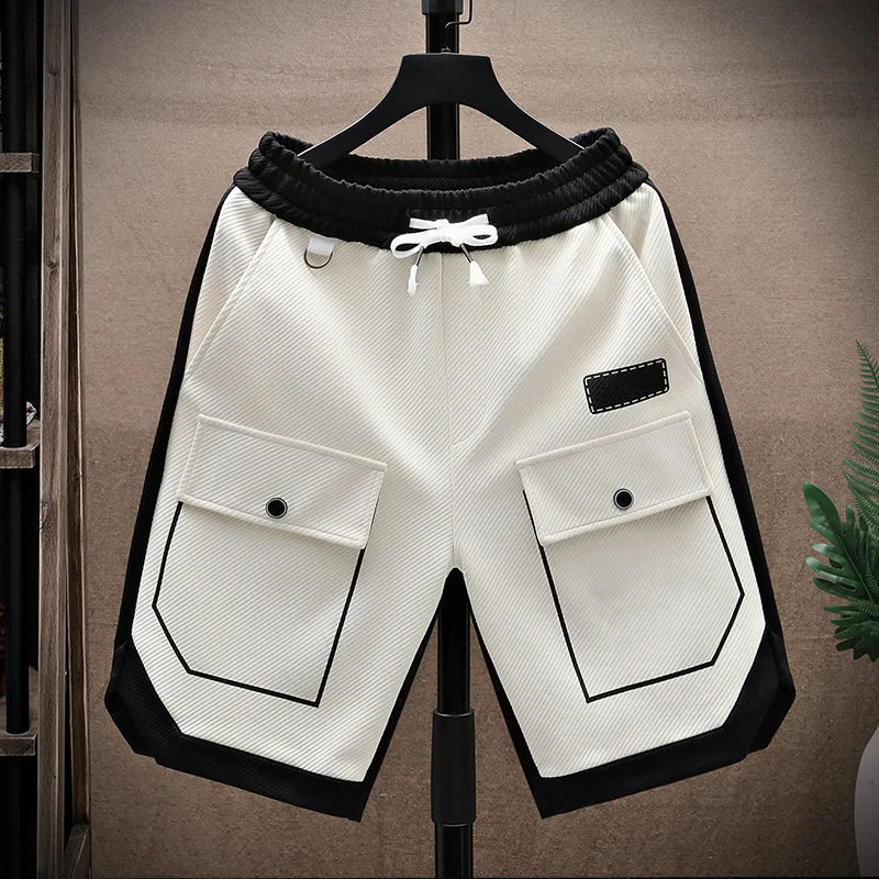 Lockere Herren Shorts Relaxed Fit Casual Sommer mit Kordelzug und Taschen