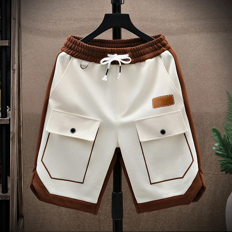 Lockere Herren Shorts Relaxed Fit Casual Sommer mit Kordelzug und Taschen