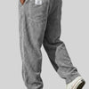 Herren Hose mit gerippter Struktur und Kordelzug