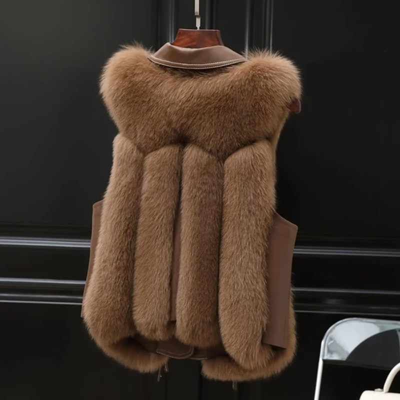 Damen Weste Slim Fit mit Taillengürtel