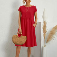Magdaly | Locker geschnittenes Sommerkleid mit Kurzarm – Luftig, Bequem & Zeitlos Elegant