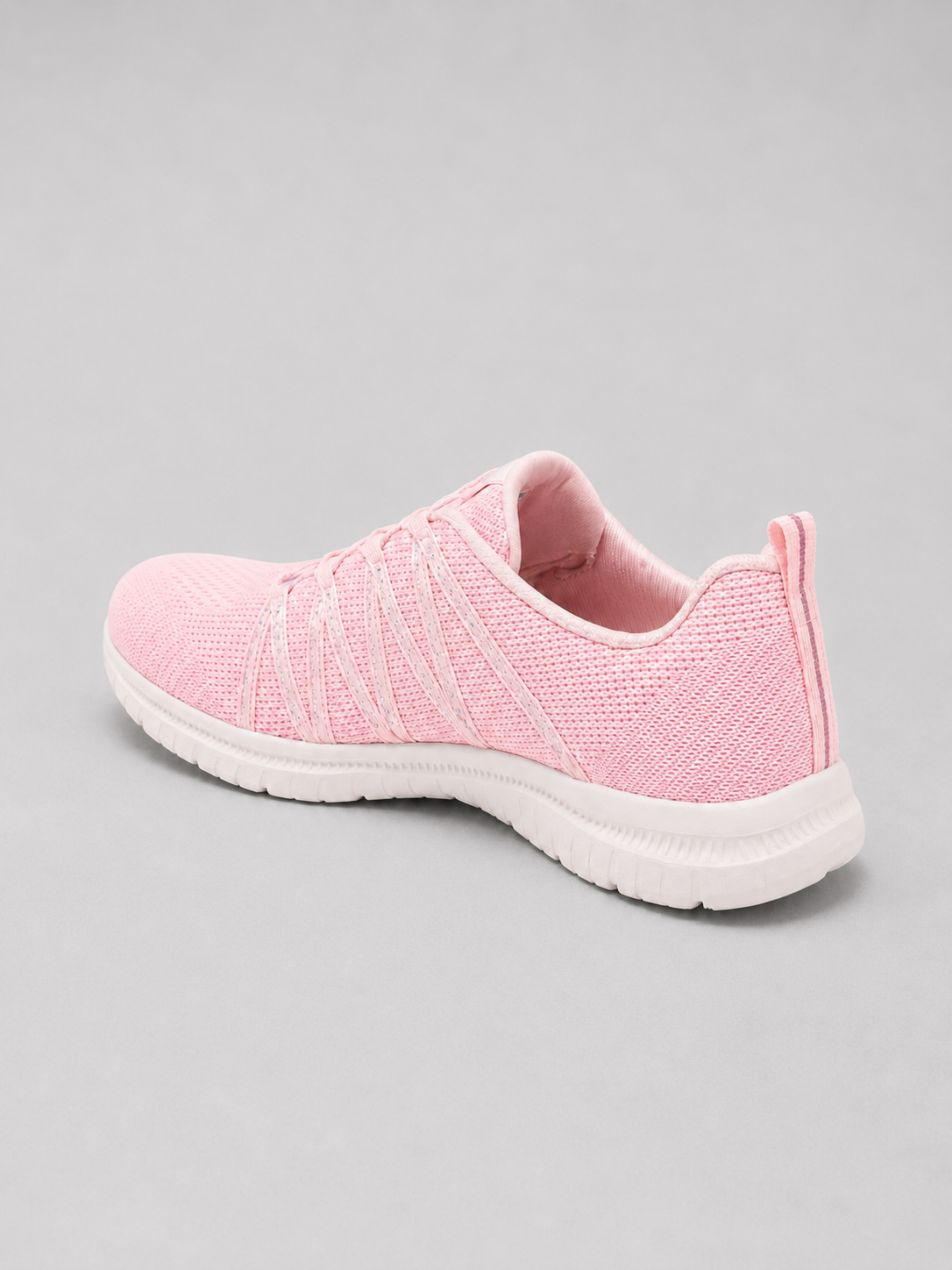 Damen Slip-On Stricktrainer Leicht mit Glitzer
