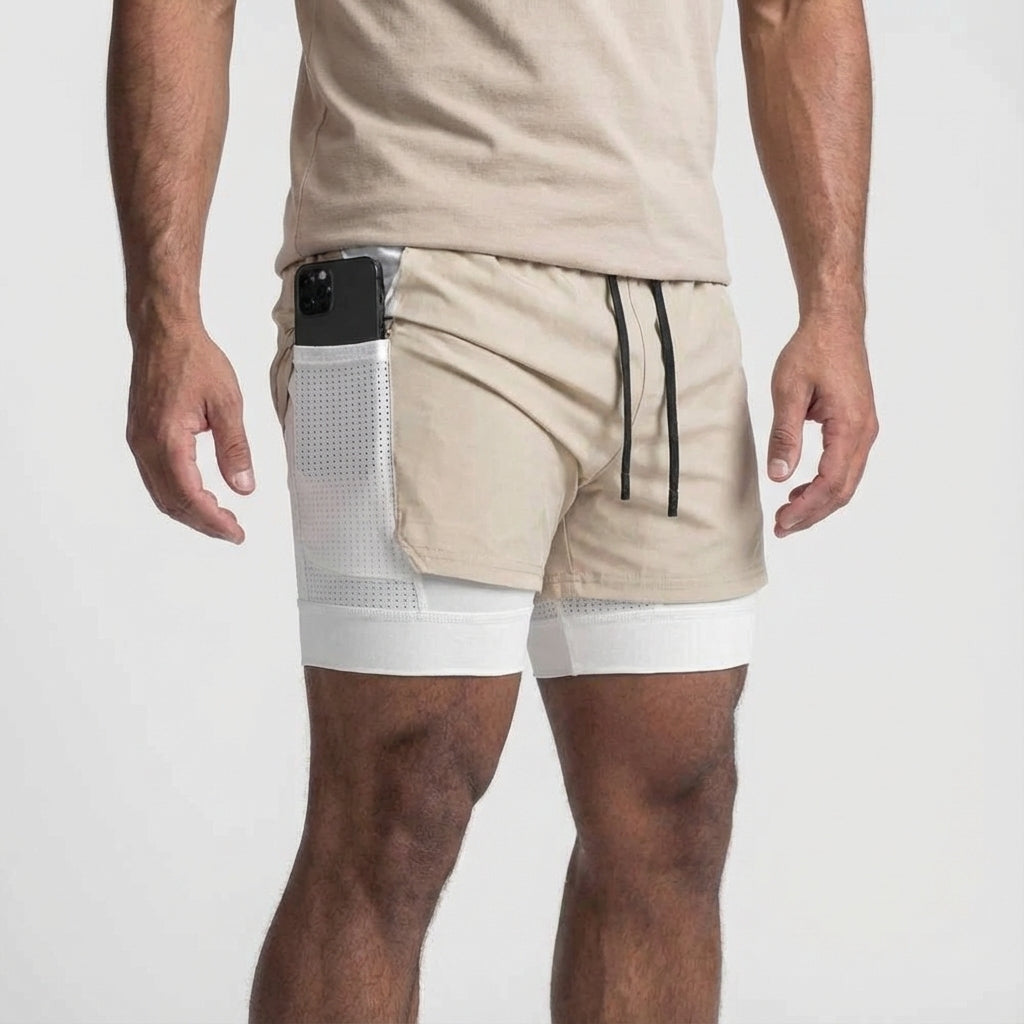 Zwei In Eins Trainingsshorts - Wade