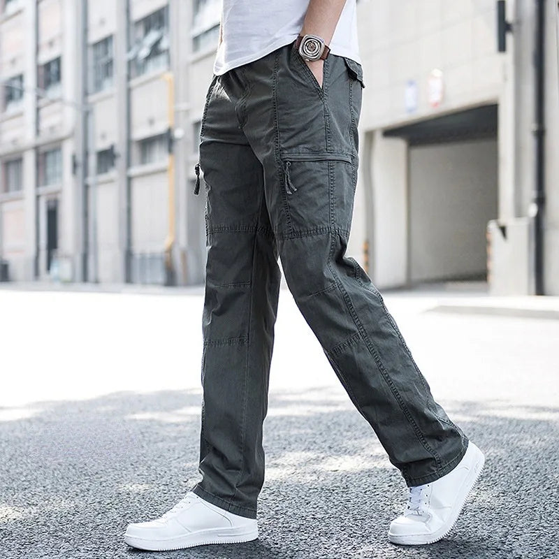 Herren Cargo-Hose mit elastischem Bund