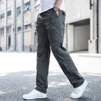 Herren Cargo-Hose mit elastischem Bund