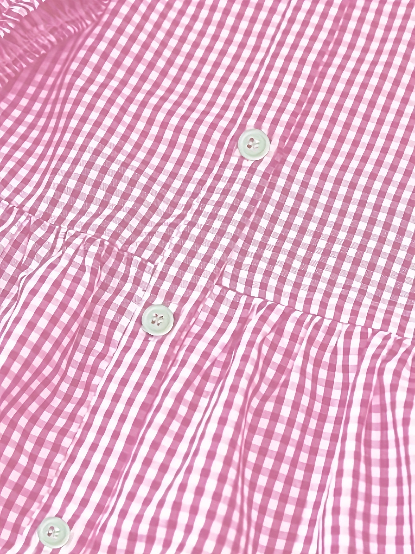 Loise | Sommerliches Leinenkleid mit Karomuster und 3/4 Bischofsärmeln für Damen