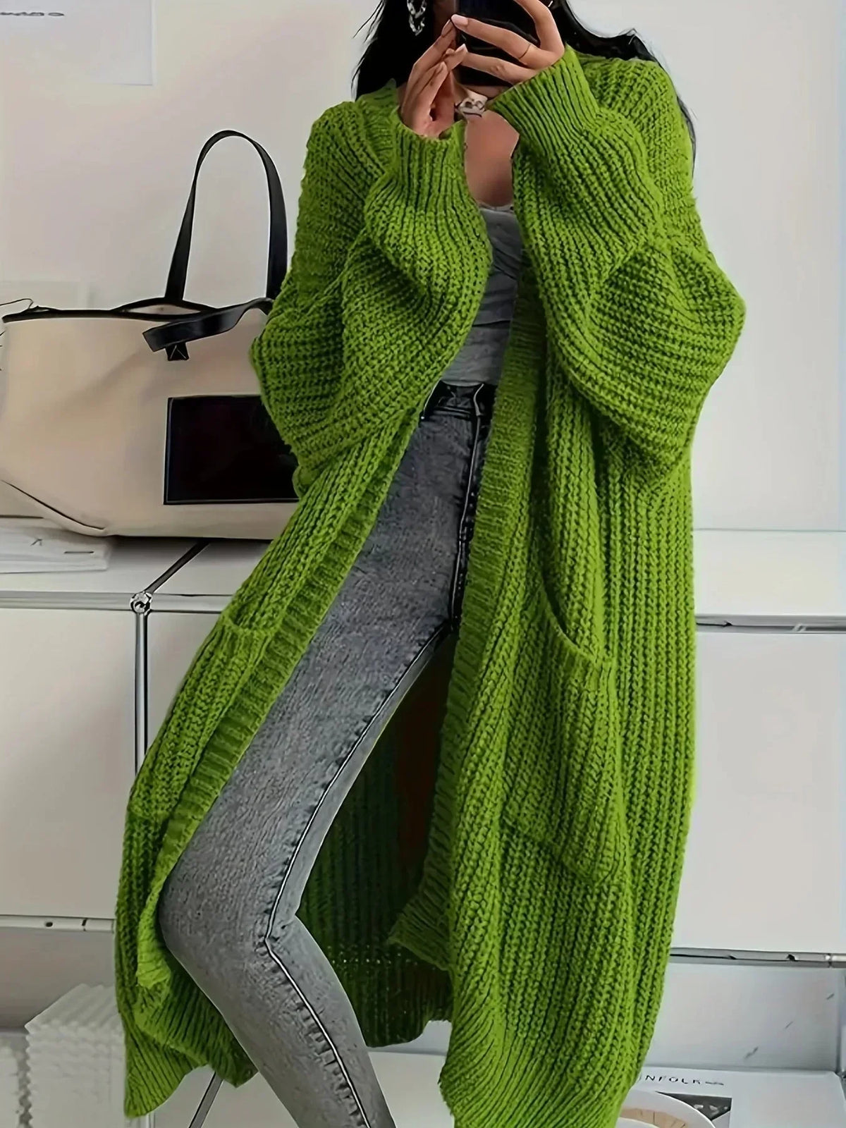 Damen Cardigan Regular Fit Freizeit warm und elegant