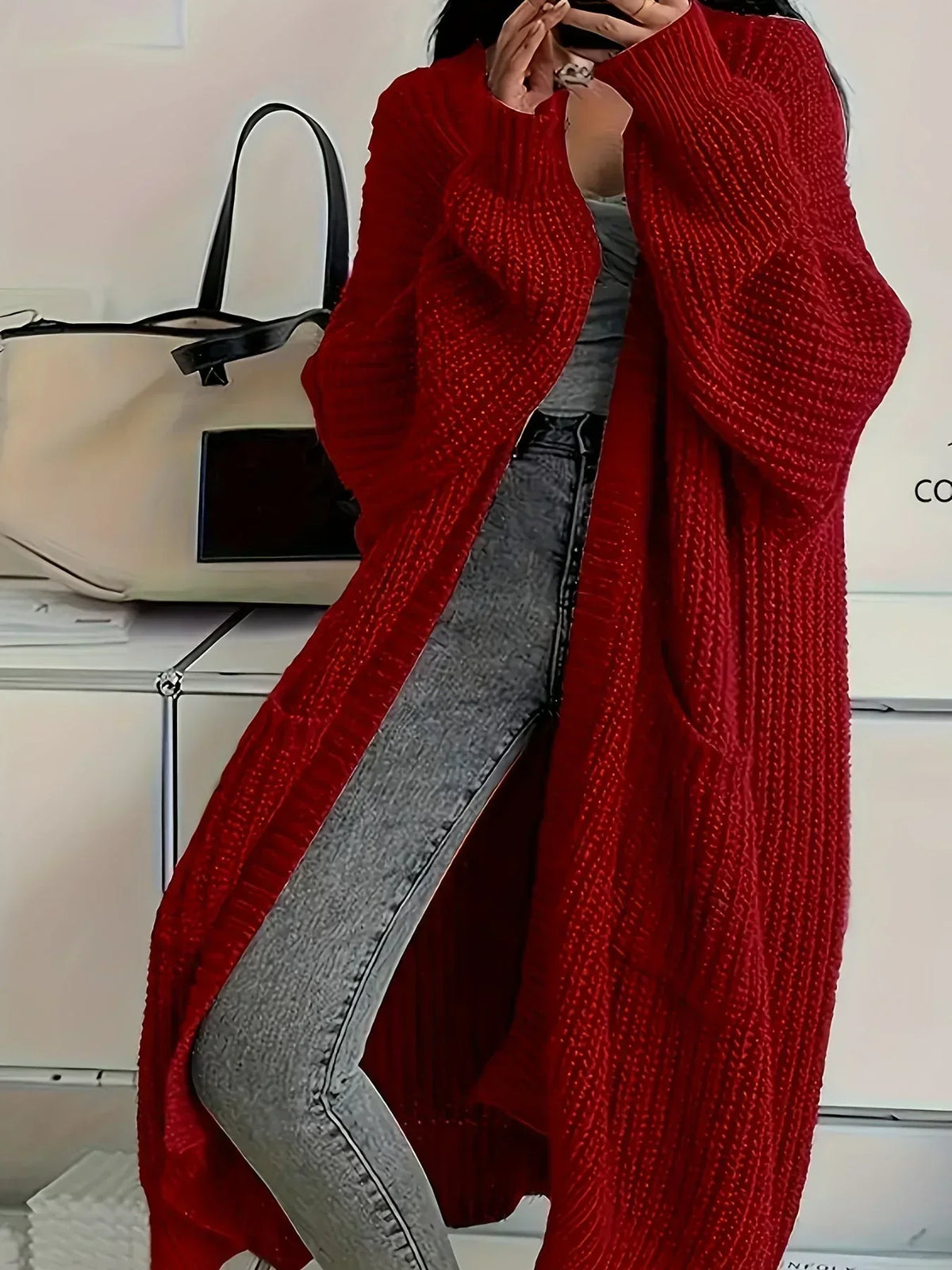 Damen Cardigan Regular Fit Freizeit warm und elegant