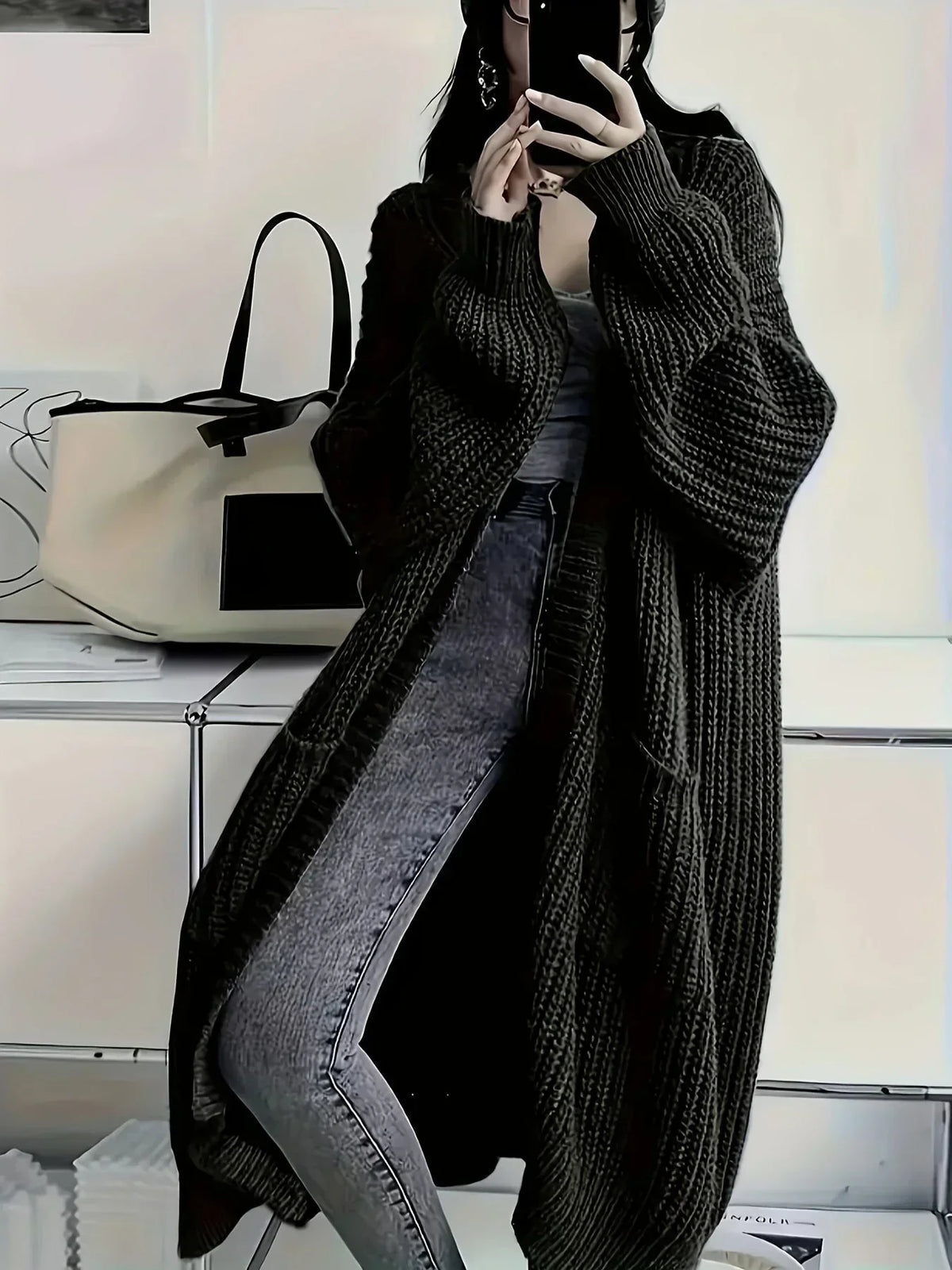 Damen Cardigan Regular Fit Freizeit warm und elegant