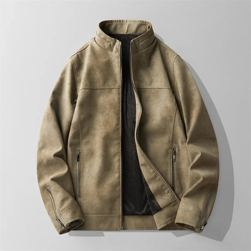 Herren Fleecejacke Regular Fit Freizeit