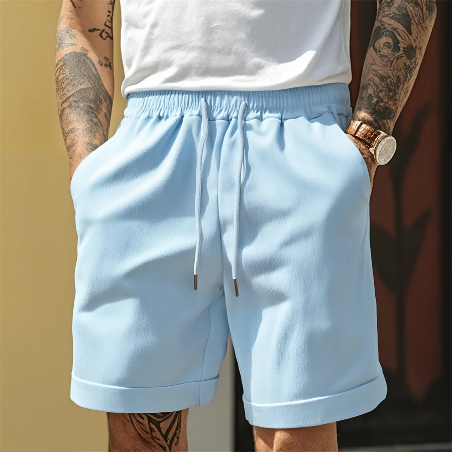 Herren Pull-On Shorts Relaxed Fit Casual Freizeit