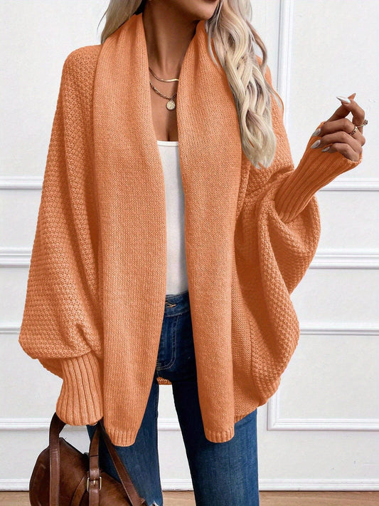 Damen Cardigan Relaxed Fit Freizeit mit elegantem Shawl-Kragen