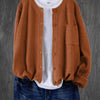 Damen Cardigan Slim Fit Elegant Freizeit Knopfleiste