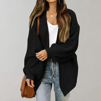 Damen Cardigan Relaxed Fit Casual mit offener Front