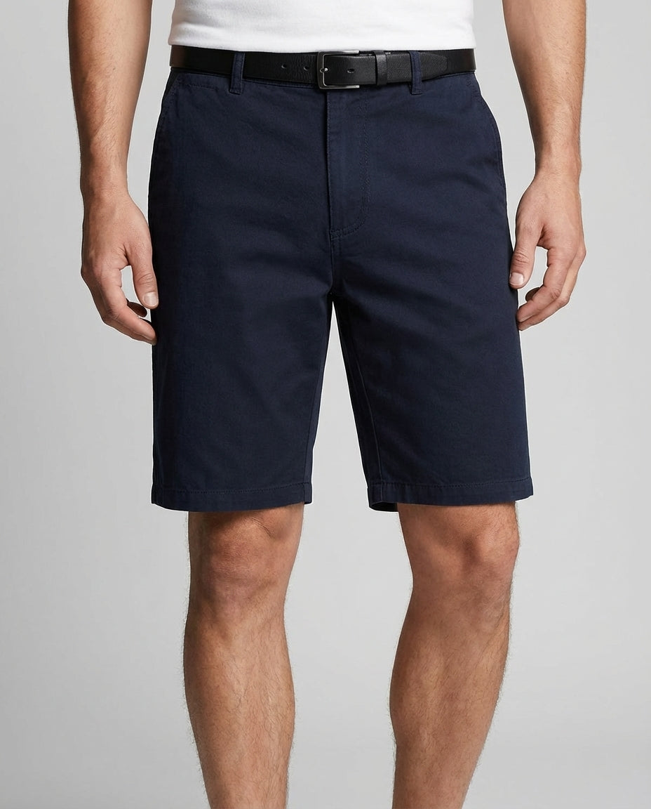 Chinoshorts Herren Regular Fit Freizeit Sommer