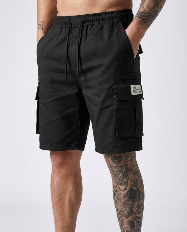 Cargo-Shorts Herren Relaxed Fit Freizeit Sommer