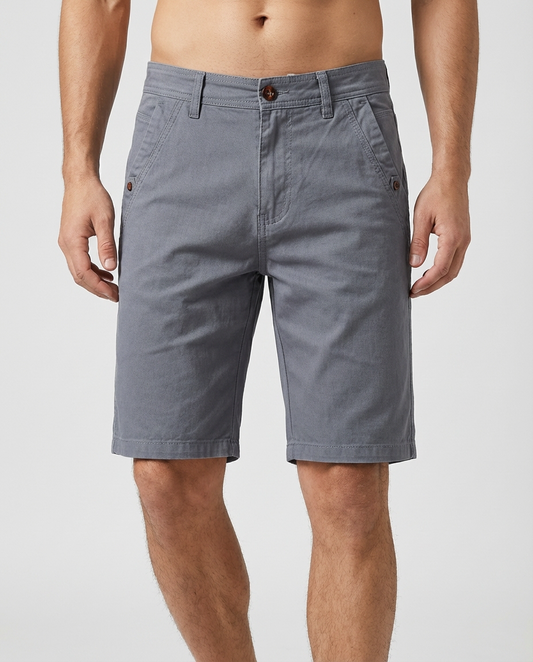 Chino Shorts Herren Regular Fit Freizeit Sommer