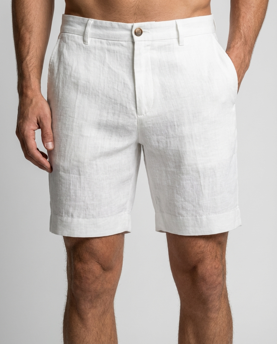 Chino Shorts Herren Klassisch Freizeit Sommer