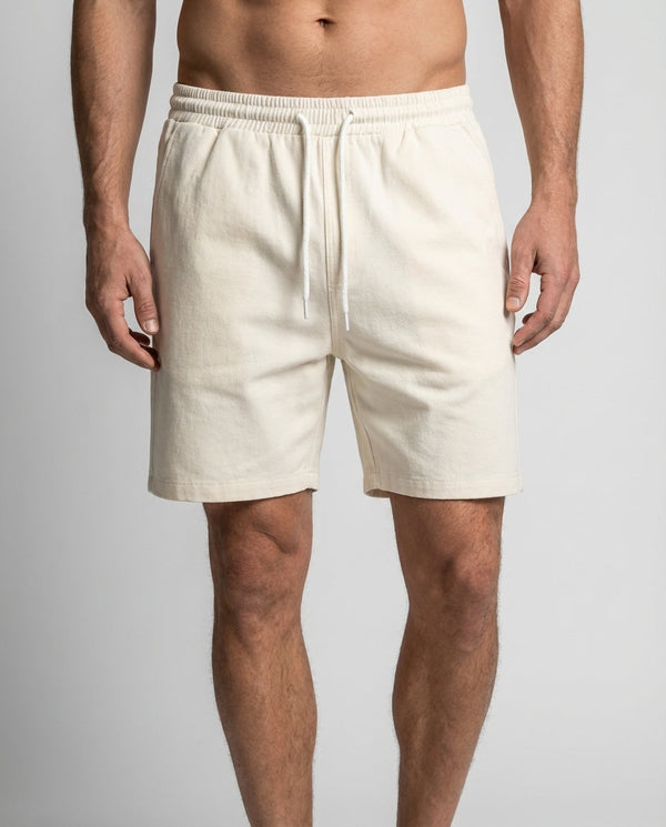 Leinen Shorts Herren Regular Fit Freizeit elastischer Bund