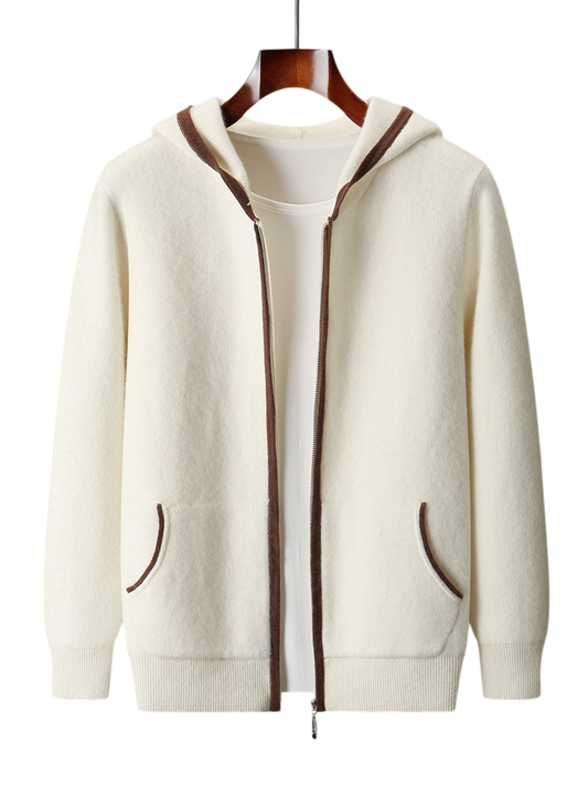 Damen Kapuzenjacke Relaxed Fit mit durchgehendem Reißverschluss und Seitentaschen