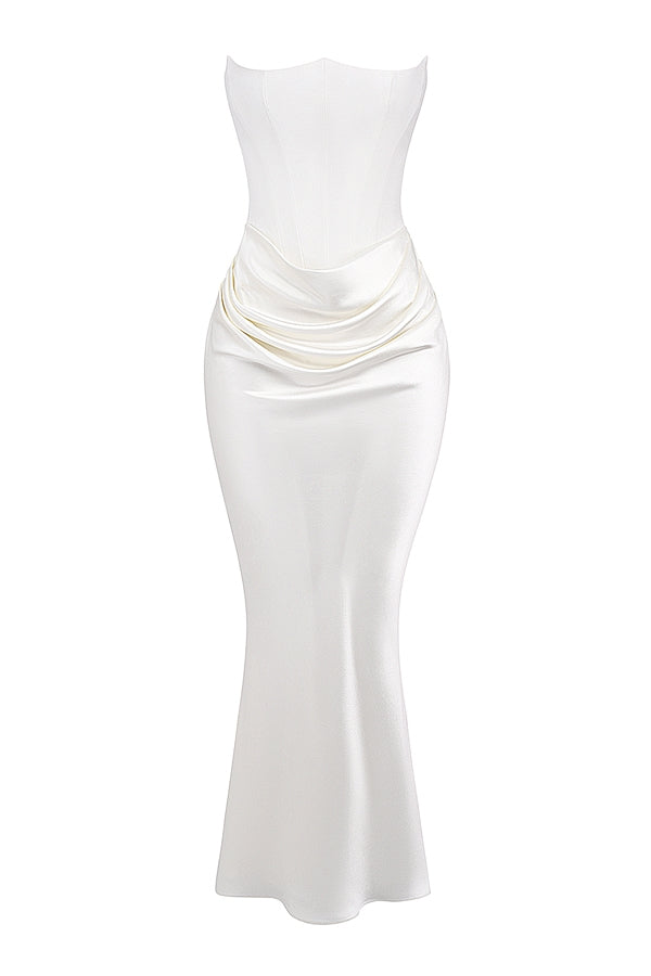 Elegantes Trägerloses Damen Maxikleid – Feminin, Stilvoll & Perfekt für Events