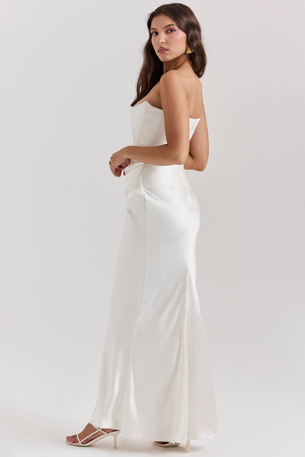 Elegantes Trägerloses Damen Maxikleid – Feminin, Stilvoll & Perfekt für Events