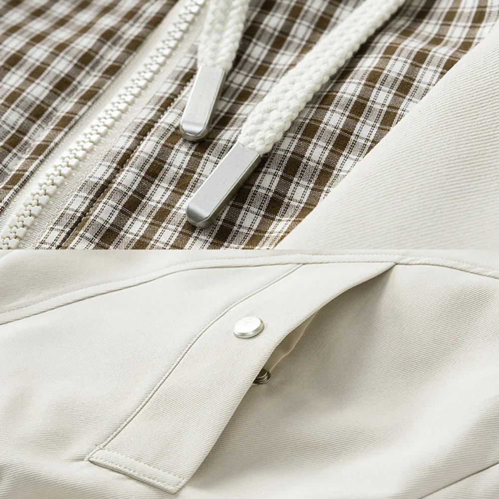 Damen Kapuzenjacke im taillierten Schnitt mit Reißverschluss und Seitentaschen