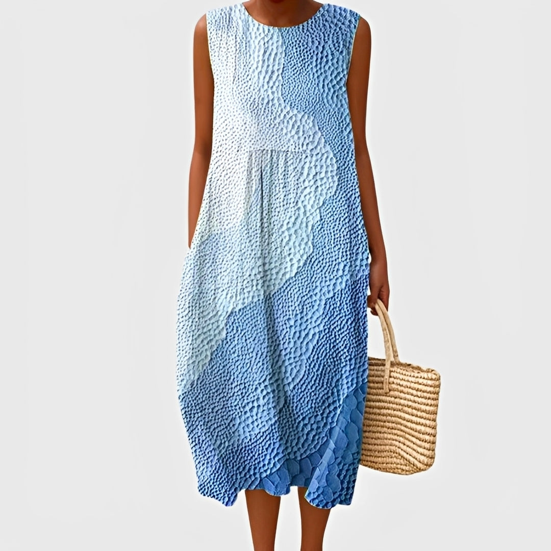 Ärmelloses Damenkleid Regular Fit Freizeit Sommer