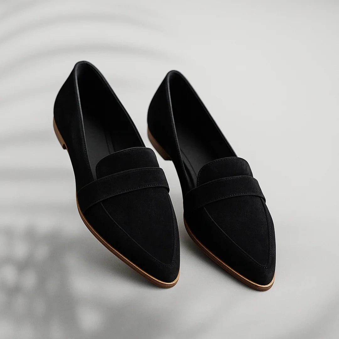 Damen Loafer Casual mit spitzer Zehenpartie bequem und vielseitig