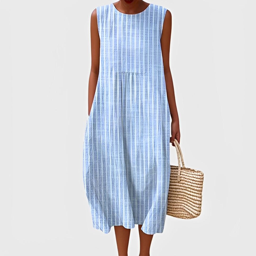 Ärmelloses Damenkleid Regular Fit Freizeit Sommer