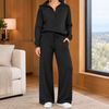 Damen Weitbein-Set Relaxed Fit Freizeit