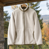 Fleecejacke Herren Regular Fit Freizeit mit Stehkragen