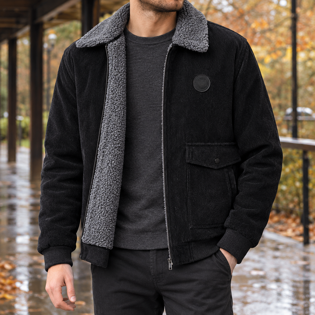 Damen Fleecejacke Regular Fit Casual Winter Freizeit