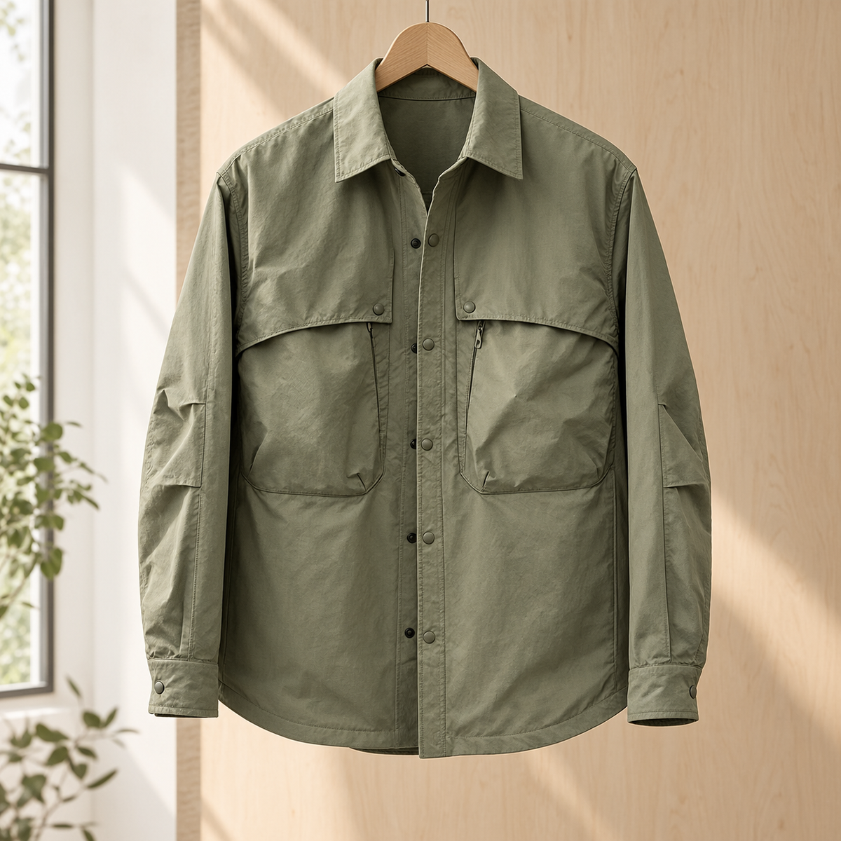 Herren Overshirt Utility Relaxed Fit Freizeit