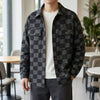 Herren Jacke Relaxed Fit mit Knopfverschluss und Brusttaschen