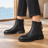 Damen Leder Stiefeletten Regular Fit Freizeit Herbst
