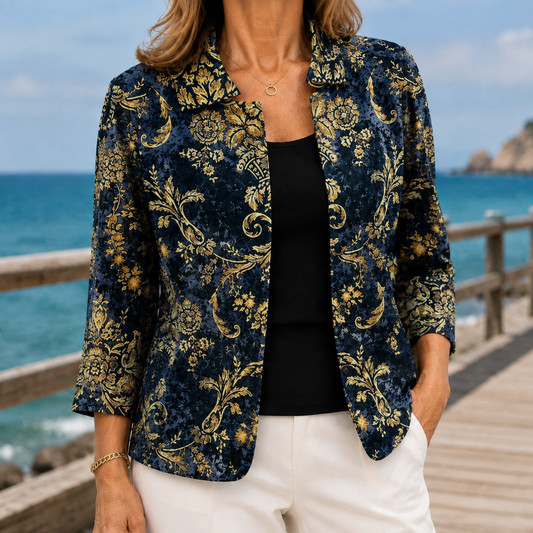 Damen Barockjacke Relaxed Fit Elegant für besondere Anlässe