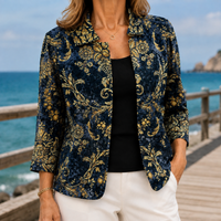 Damen Barockjacke Relaxed Fit Elegant für besondere Anlässe