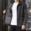 Overshirt Herren Relaxed Fit Freizeit Denim Waschung