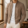Herren Bomberjacke Regular Fit mit durchgehendem Reißverschluss