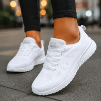 Damen Sneakers Strick mit niedrigem, gepolstertem Schaft
