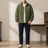 Herren Zip-Jacke Relaxed Fit Freizeit