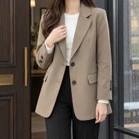 Damen Relaxed Fit Blazer Business Freizeit