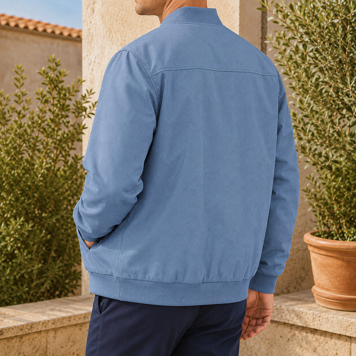 Bomberjacke Herren Slim Fit Freizeit